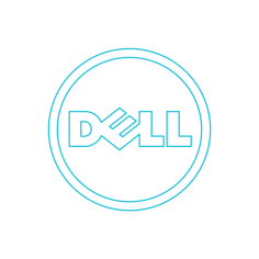Digital Brands Dell Clean Outline Svg Vector, Free Vectors File